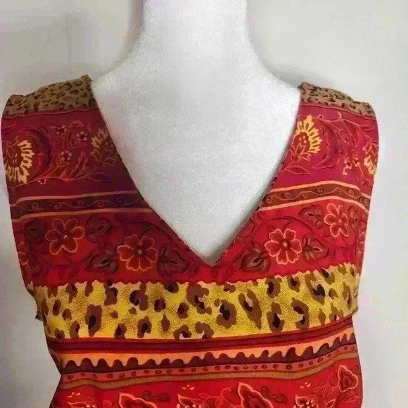 Sag Harbor women's leopard print maxi dress size 12 - Picture 5 of 9